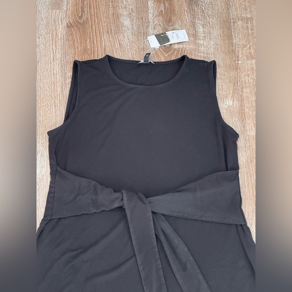 Stretch Jersey Knit Tie-Front Dress - Picture 5 of 7